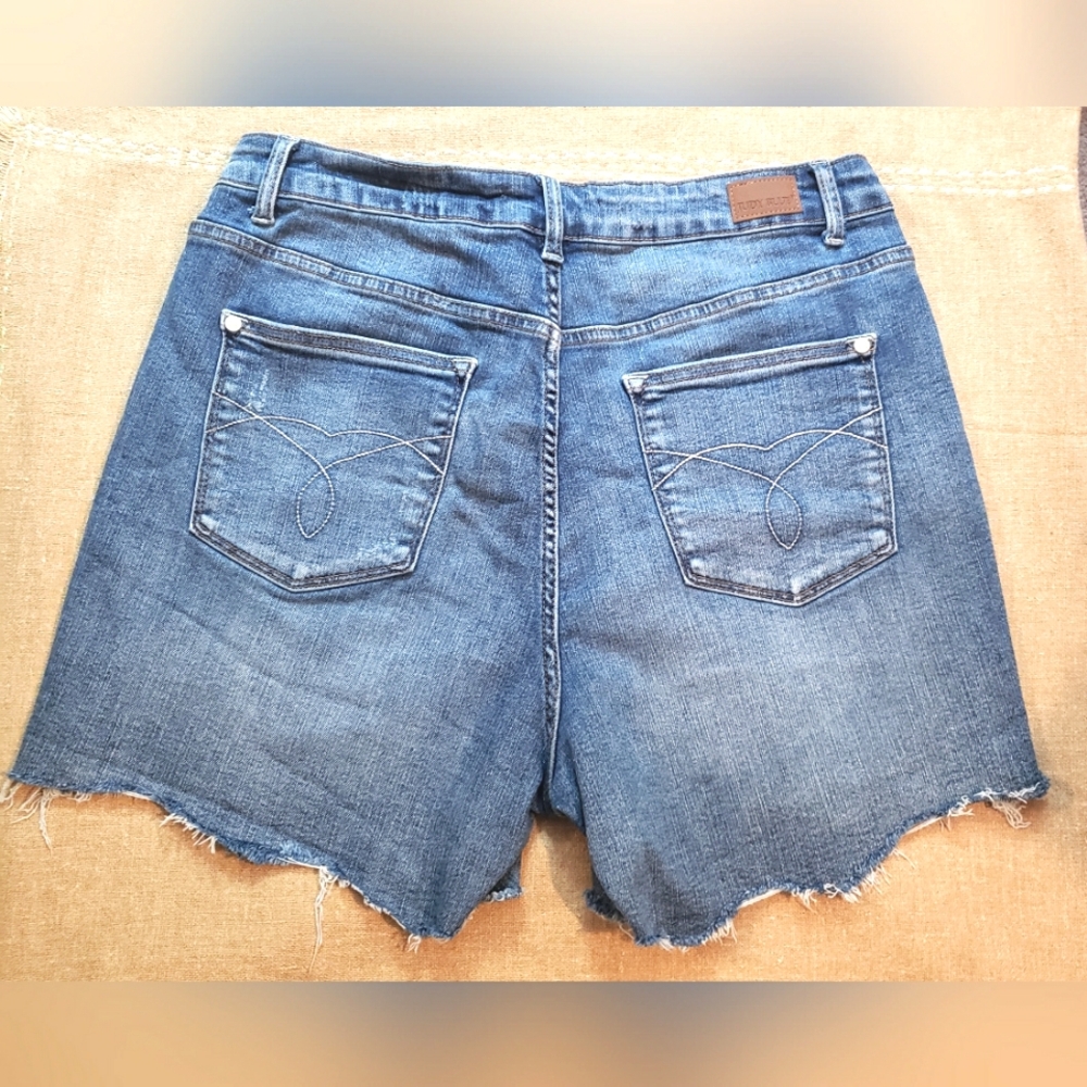 Women's Judy Blue Denim Shorts Size 1XL Blue - Picture 2 of 10